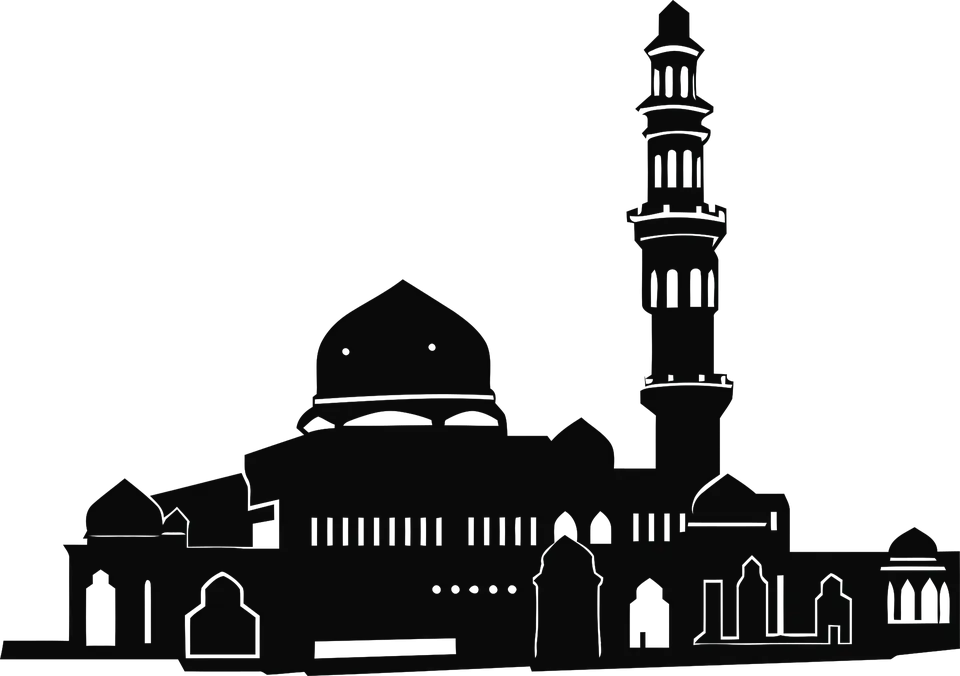 Black Mosque Silhouette