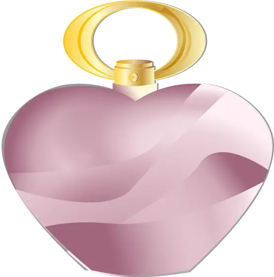 Elegant Heart-shaped Perfume Bottle