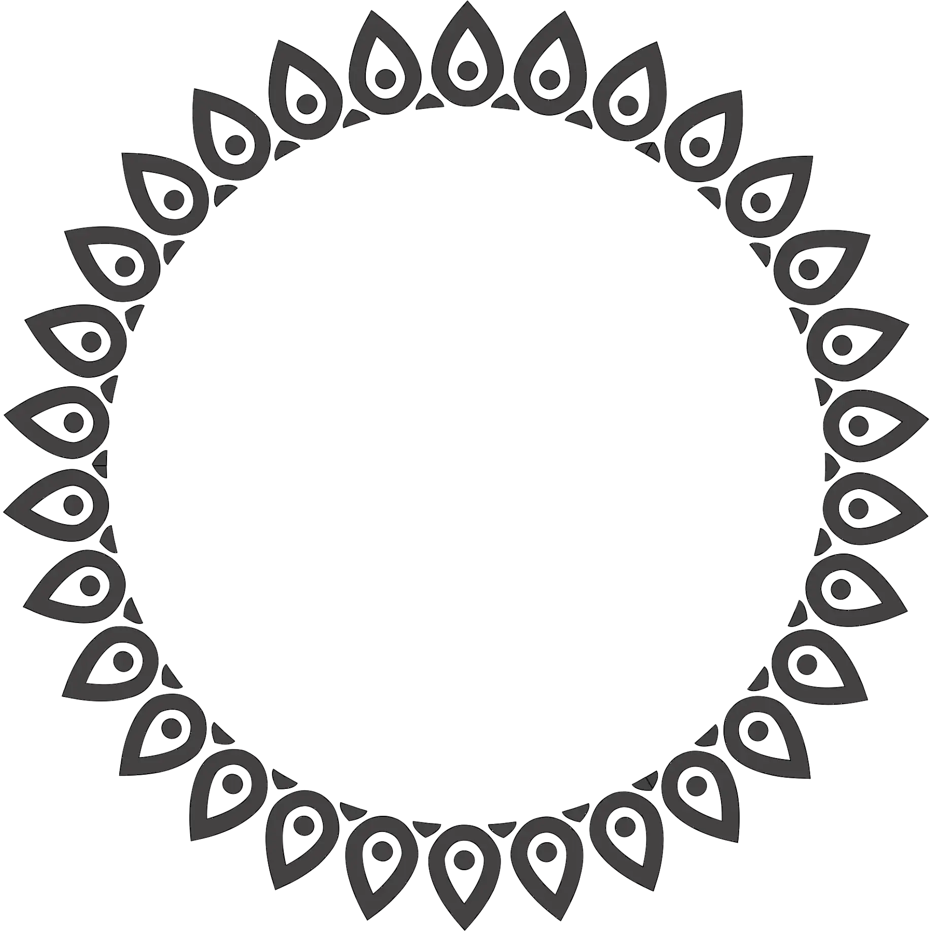 Decorative Circular Frame