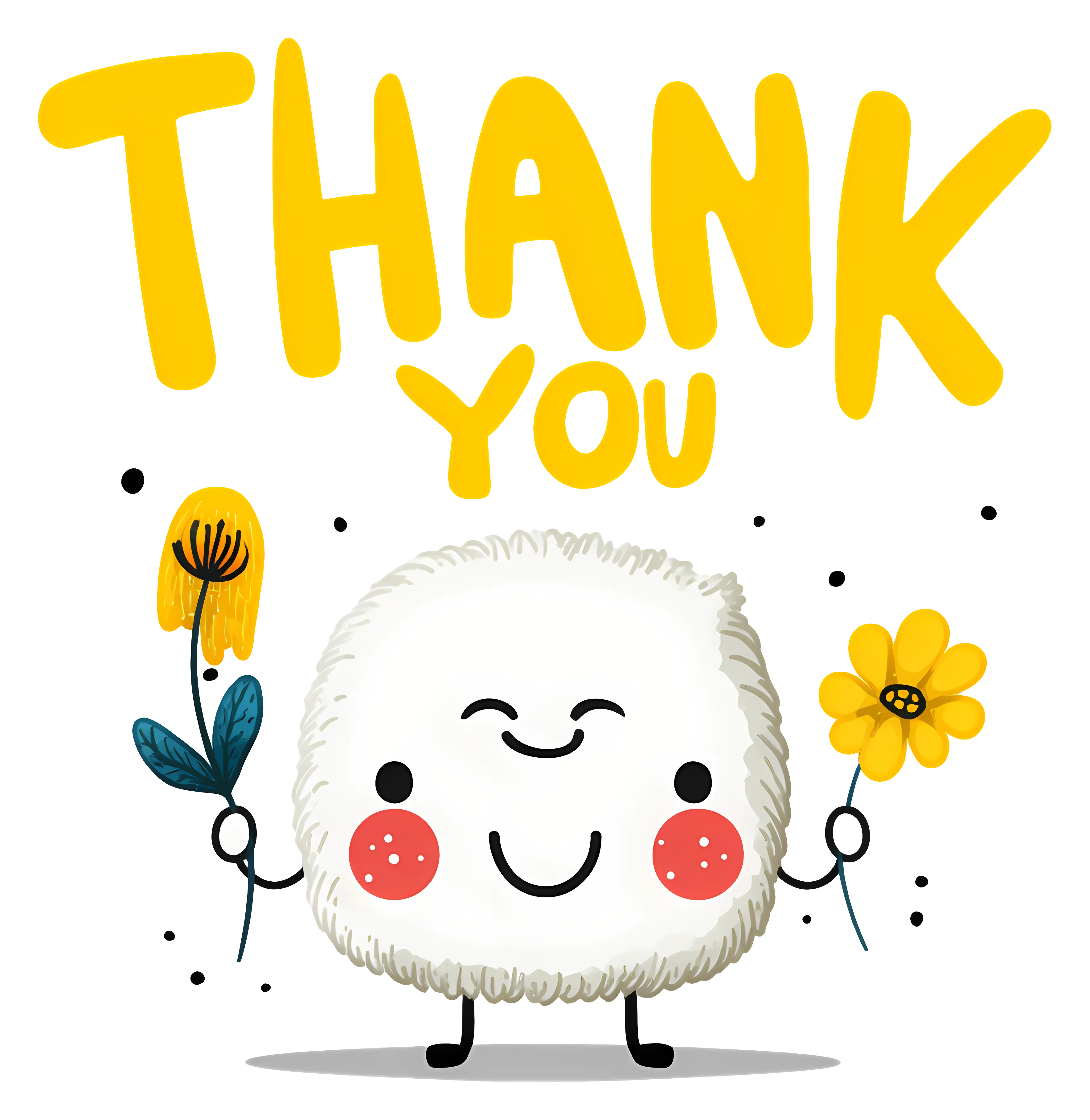 Cute Thank You Doodle