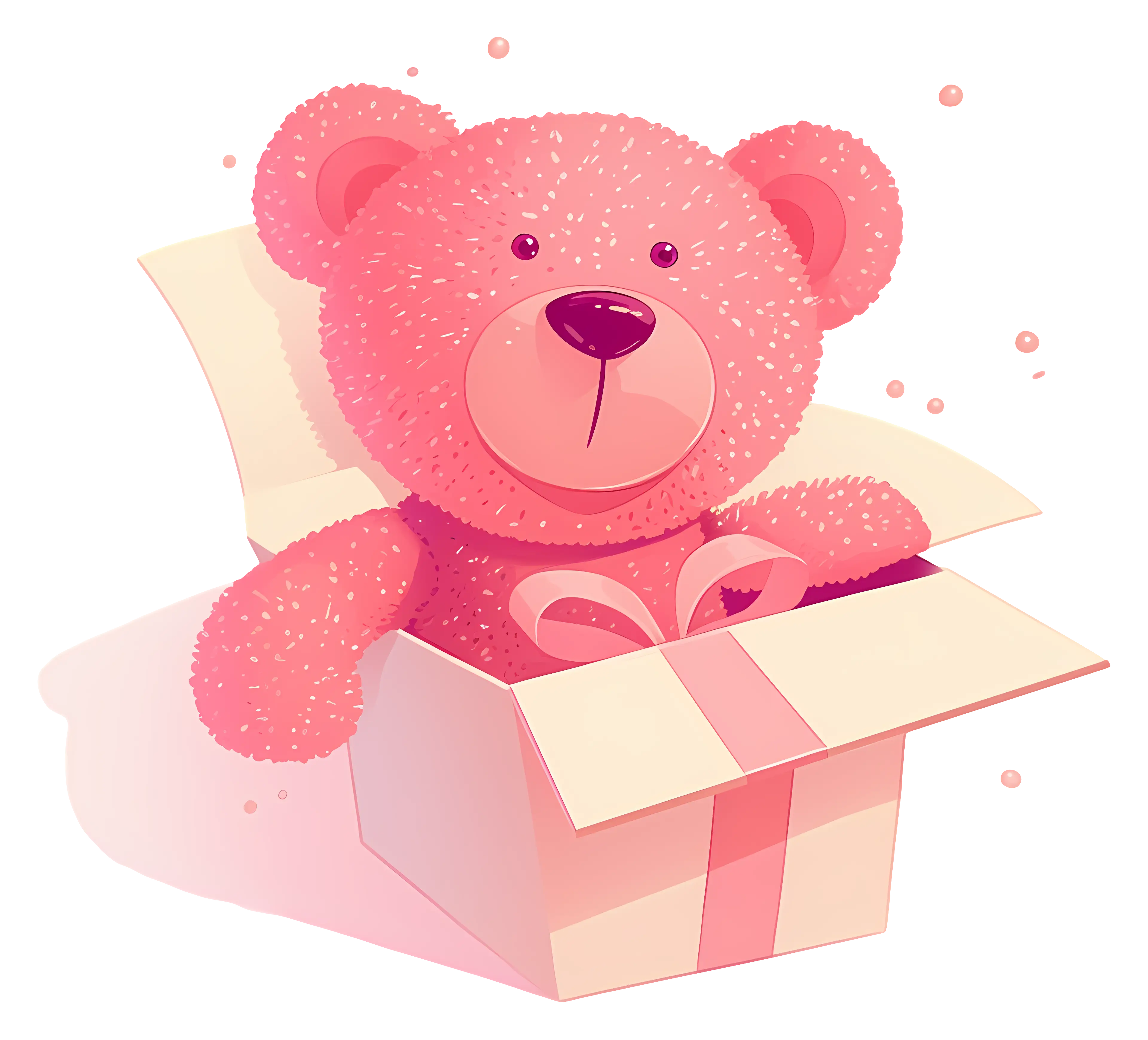 Teddy Bear in Gift Box