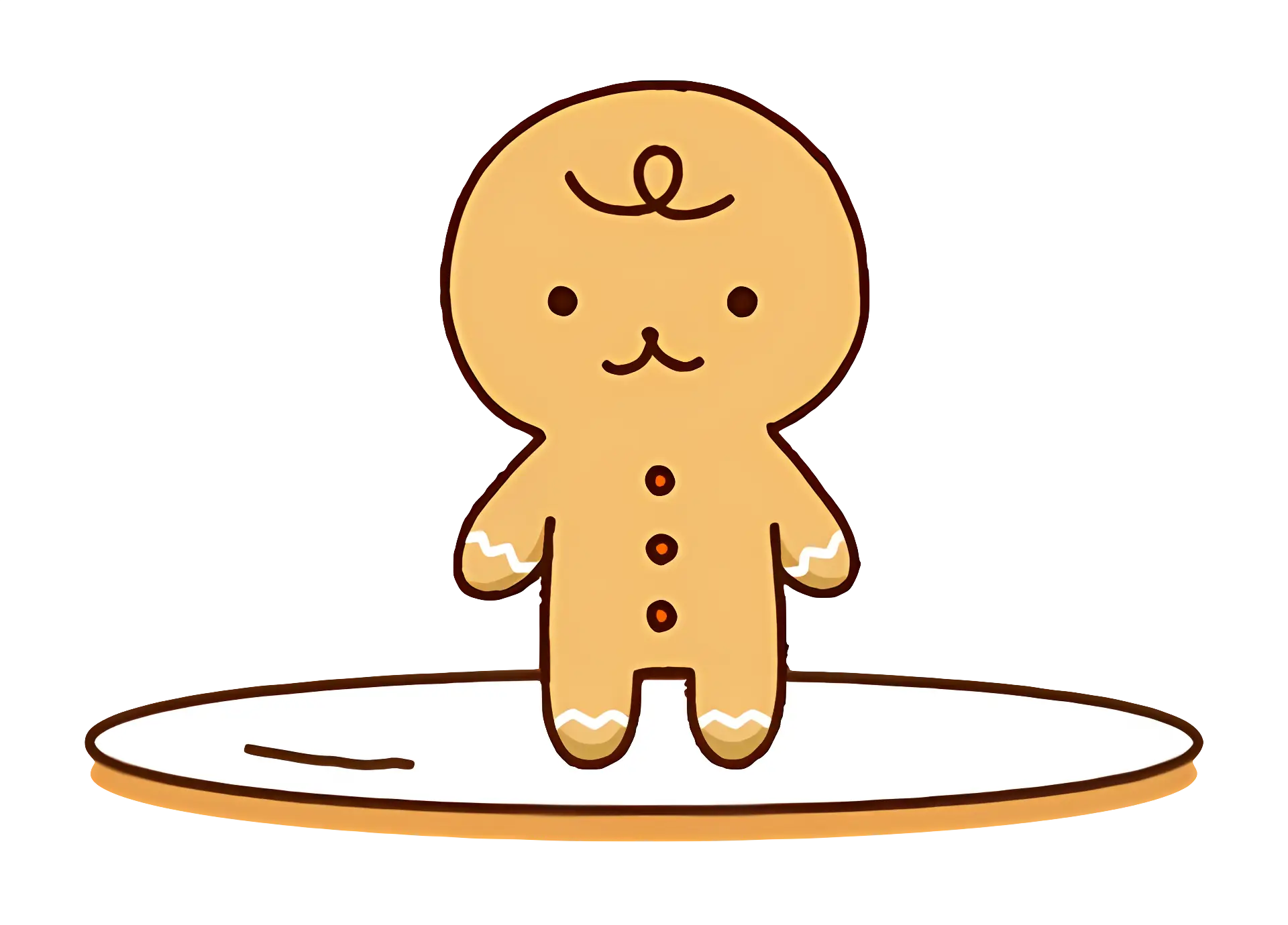 Cute Gingerbread Man