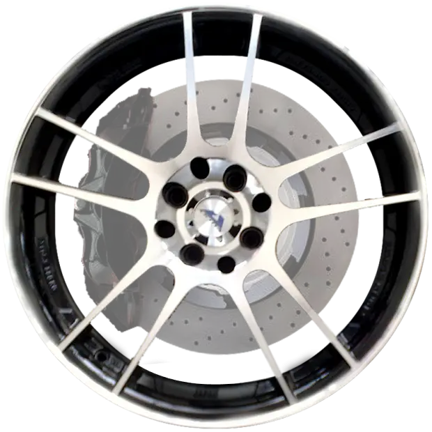 Car Wheel Rim and Brake Disc