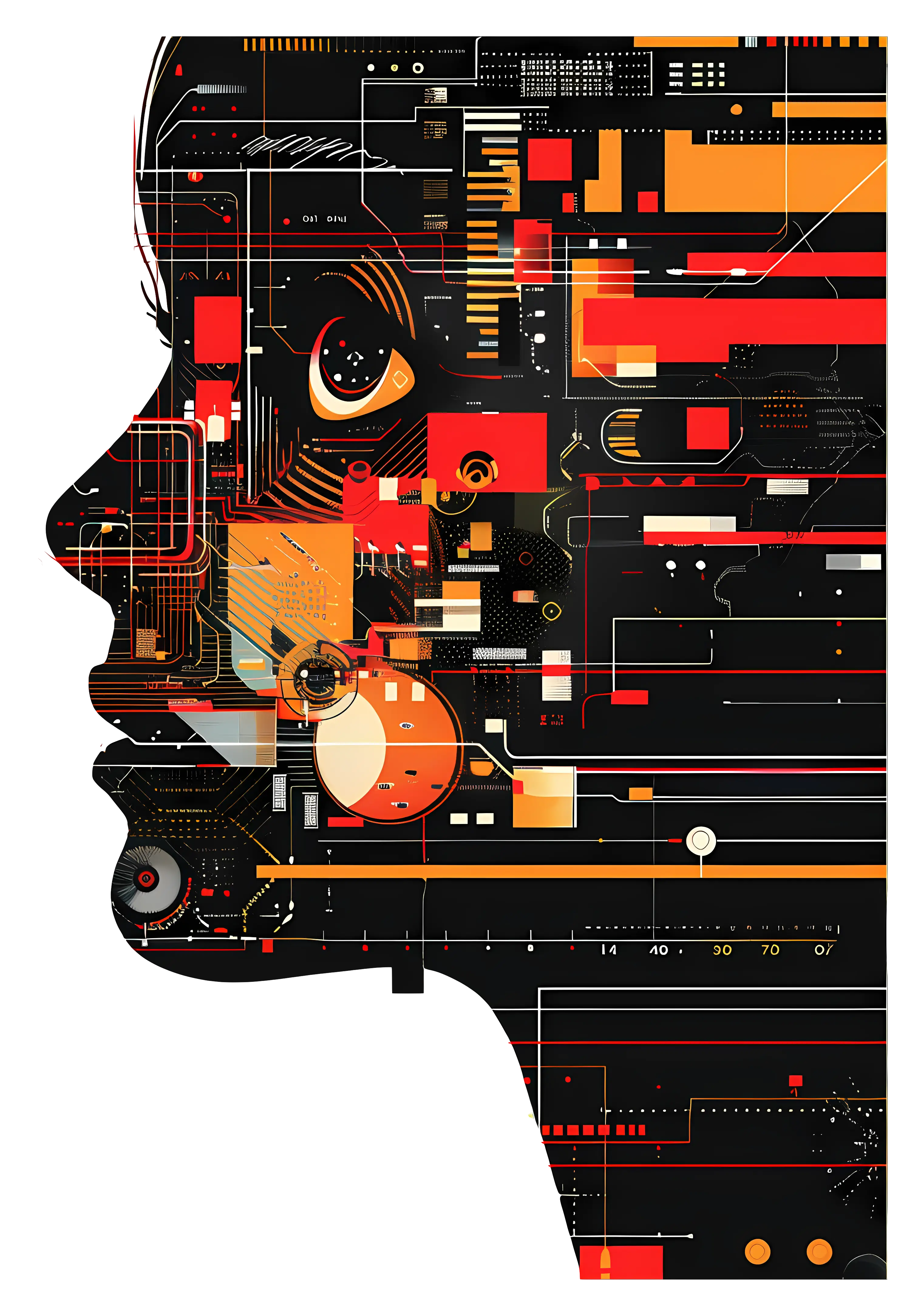Digital Face with Circuit Design