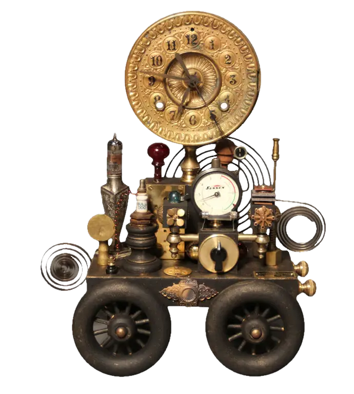 Steampunk Mechanical Clock
