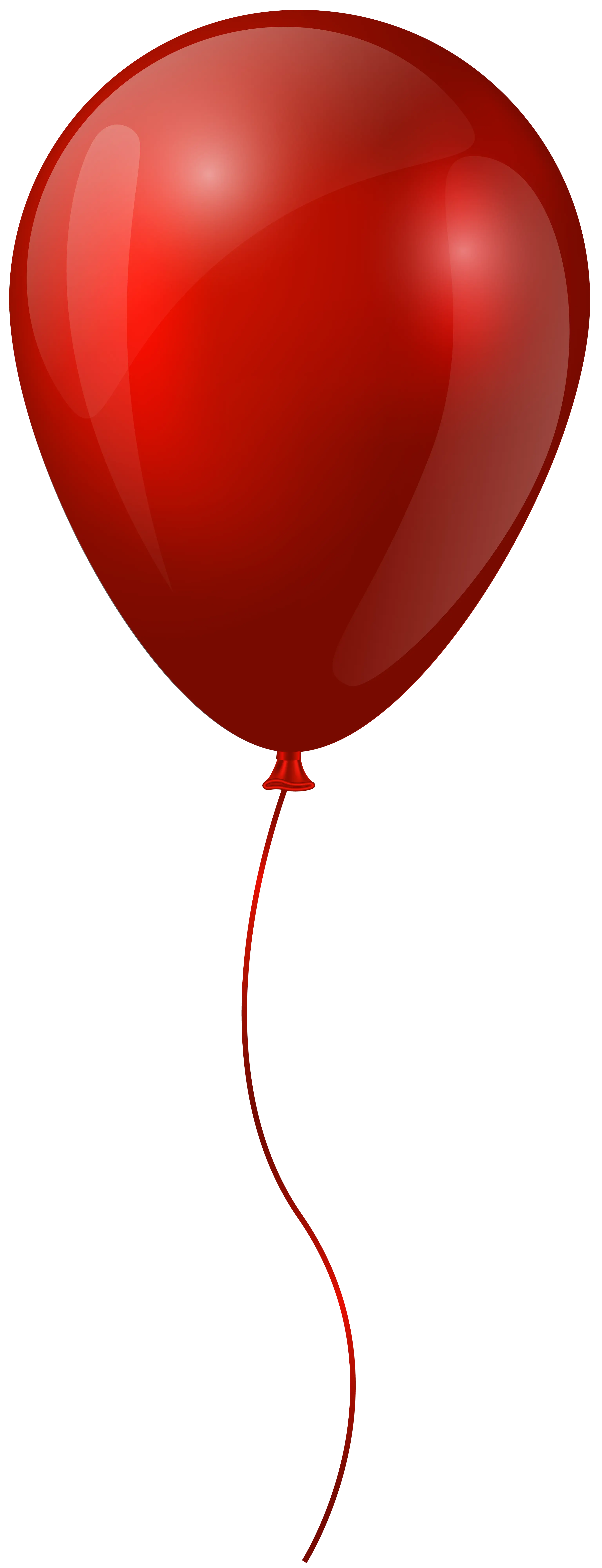 Shiny Red Balloon Decoration