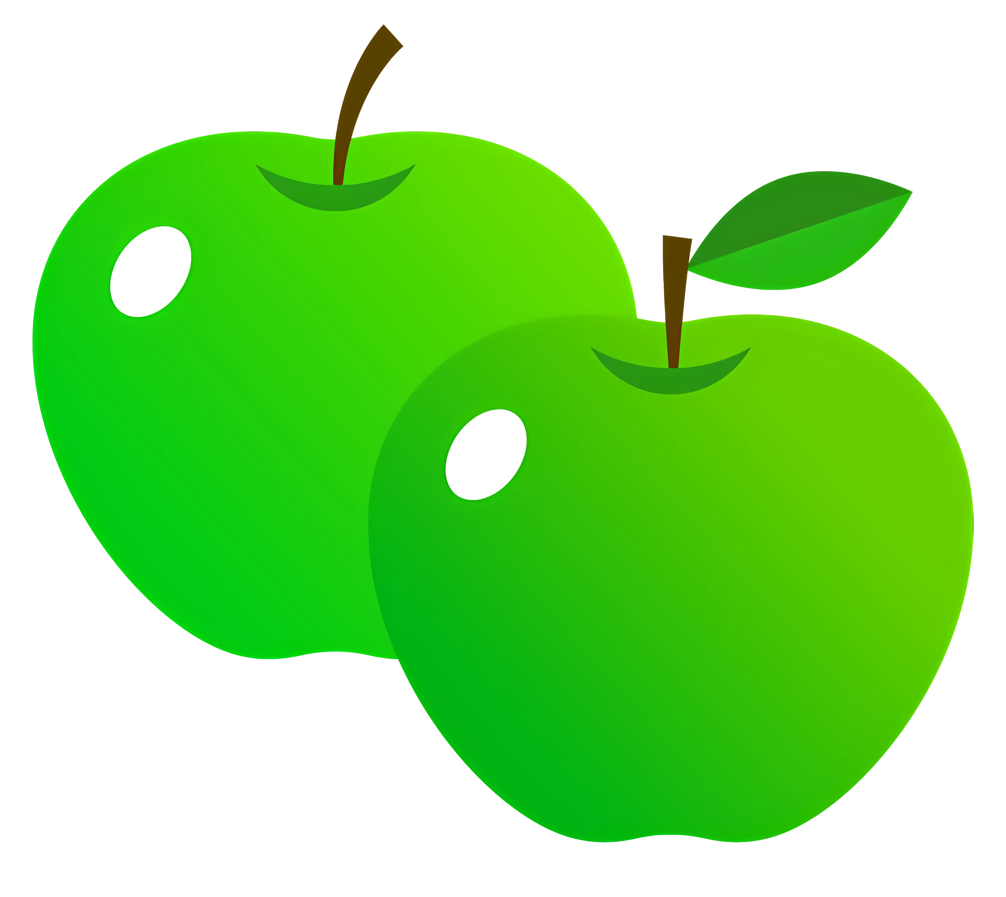 Two Green Apples