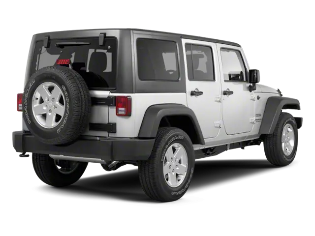 White SUV with Rear Tire Mount