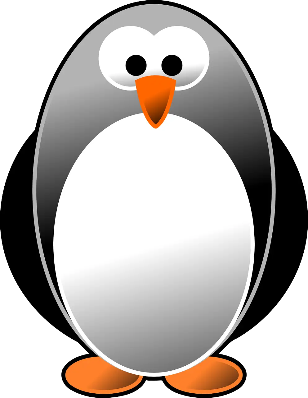Friendly Cartoon Penguin Illustration