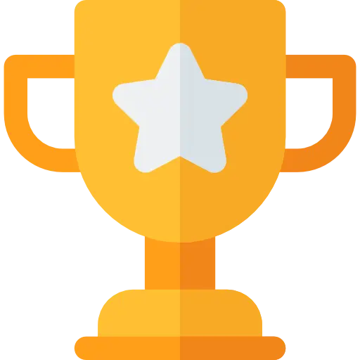 Gold Trophy with Star
