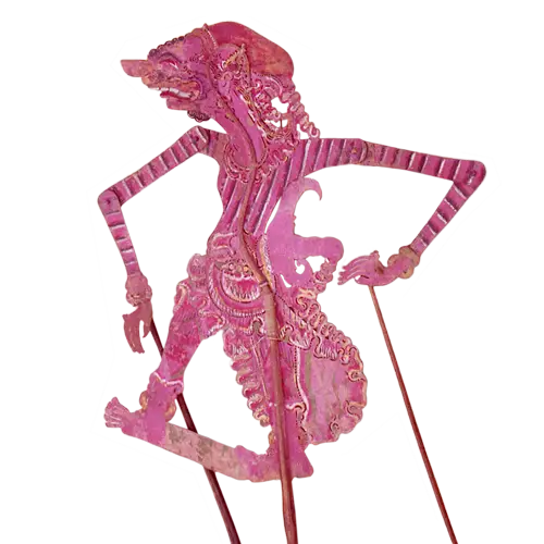 Pink Traditional Shadow Puppet