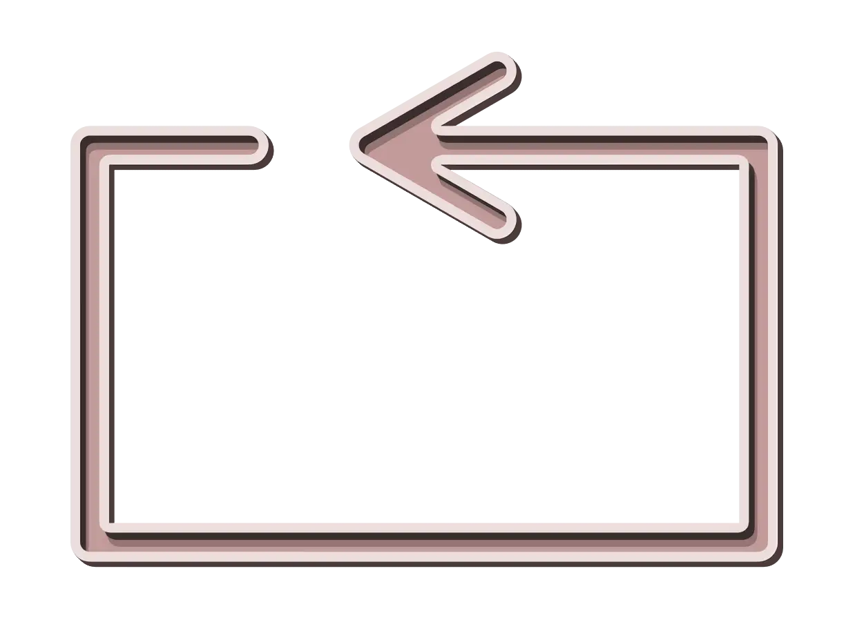 Left Arrow Entry Symbol