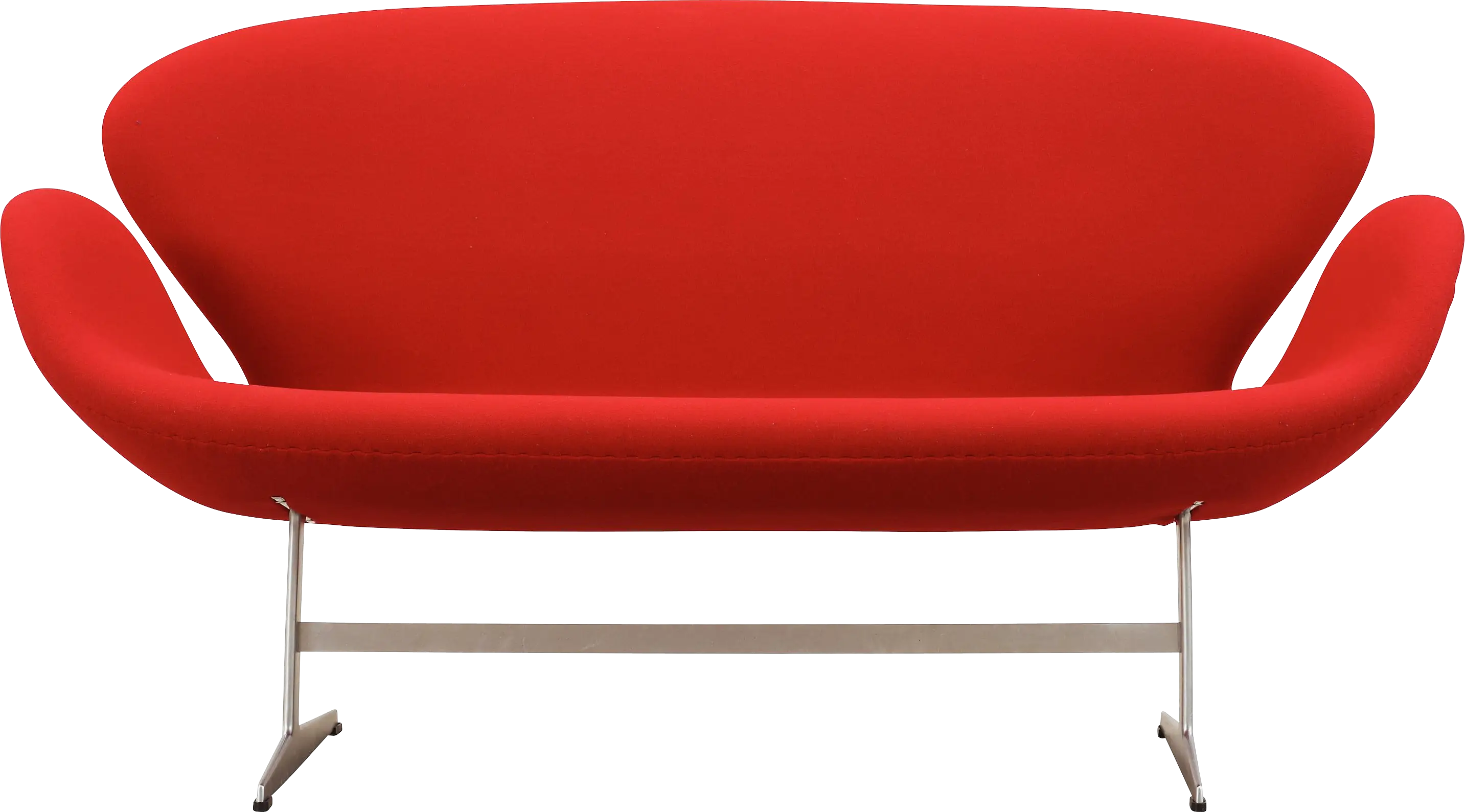 Modern Red Sofa with Sleek Design