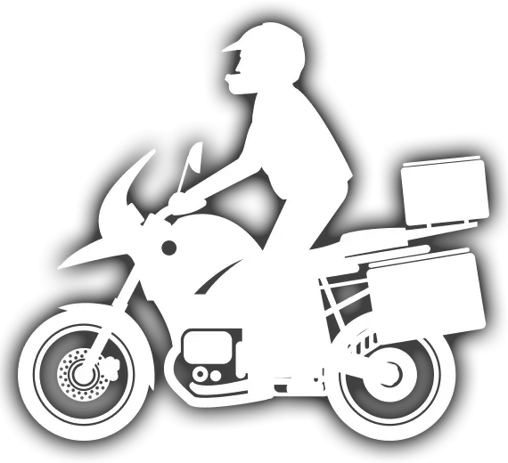 Motorcycle Rider Silhouette