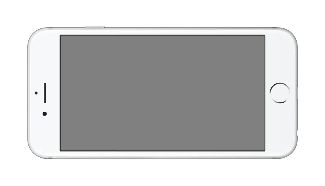 White Smartphone Display