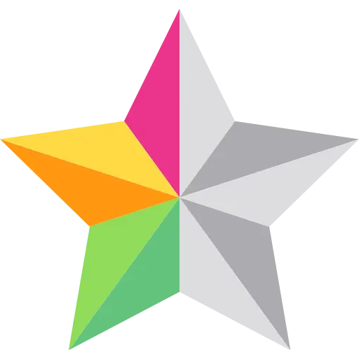 Colorful Star Illustration