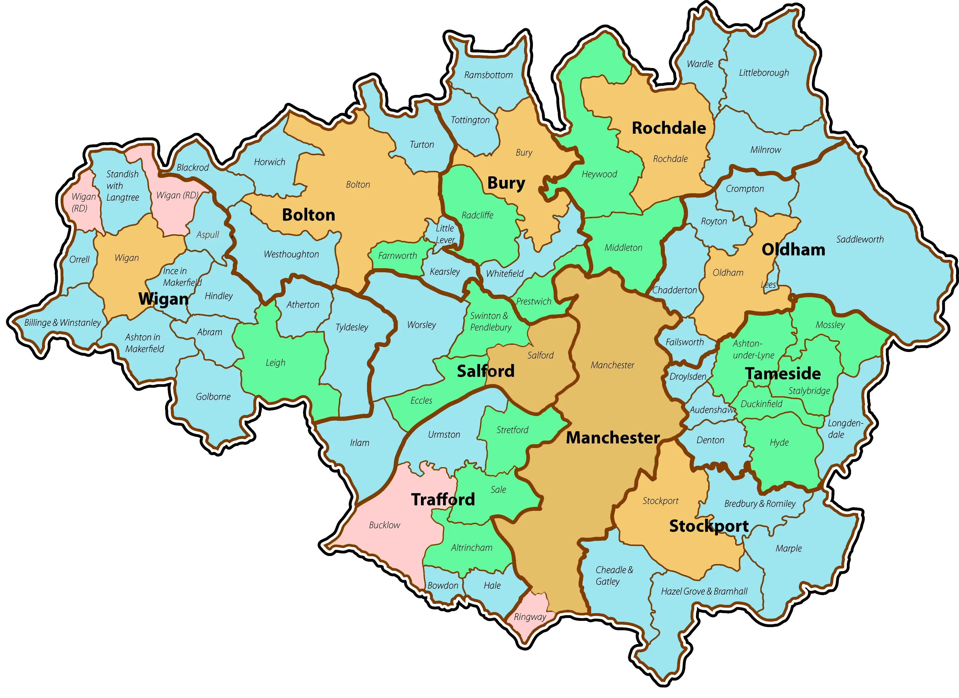 Map of Regions