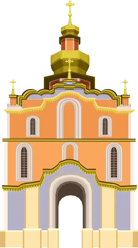 Historic Church with Golden Dome