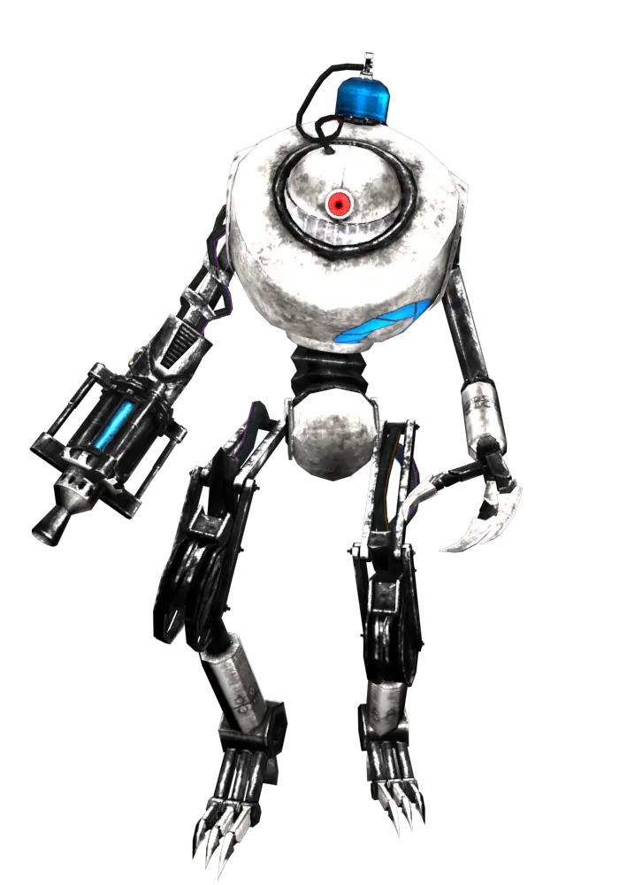 Futuristic Robot Design with Steel Aesthetic