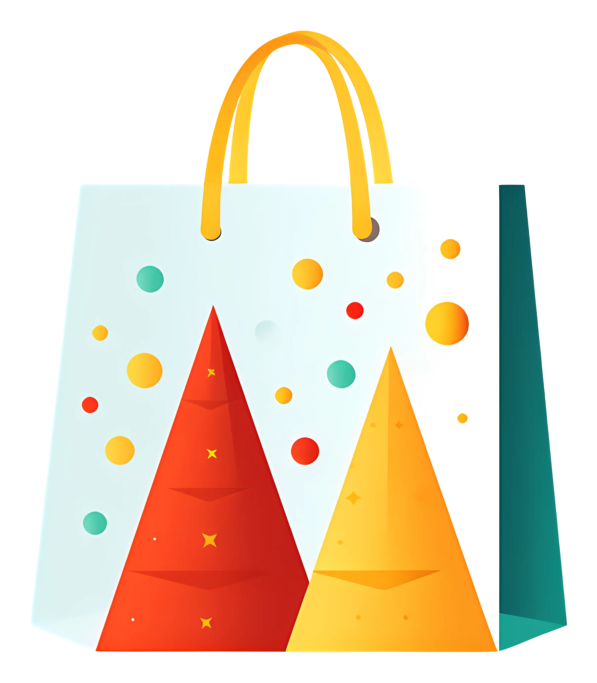 Christmas Tree Gift Bag