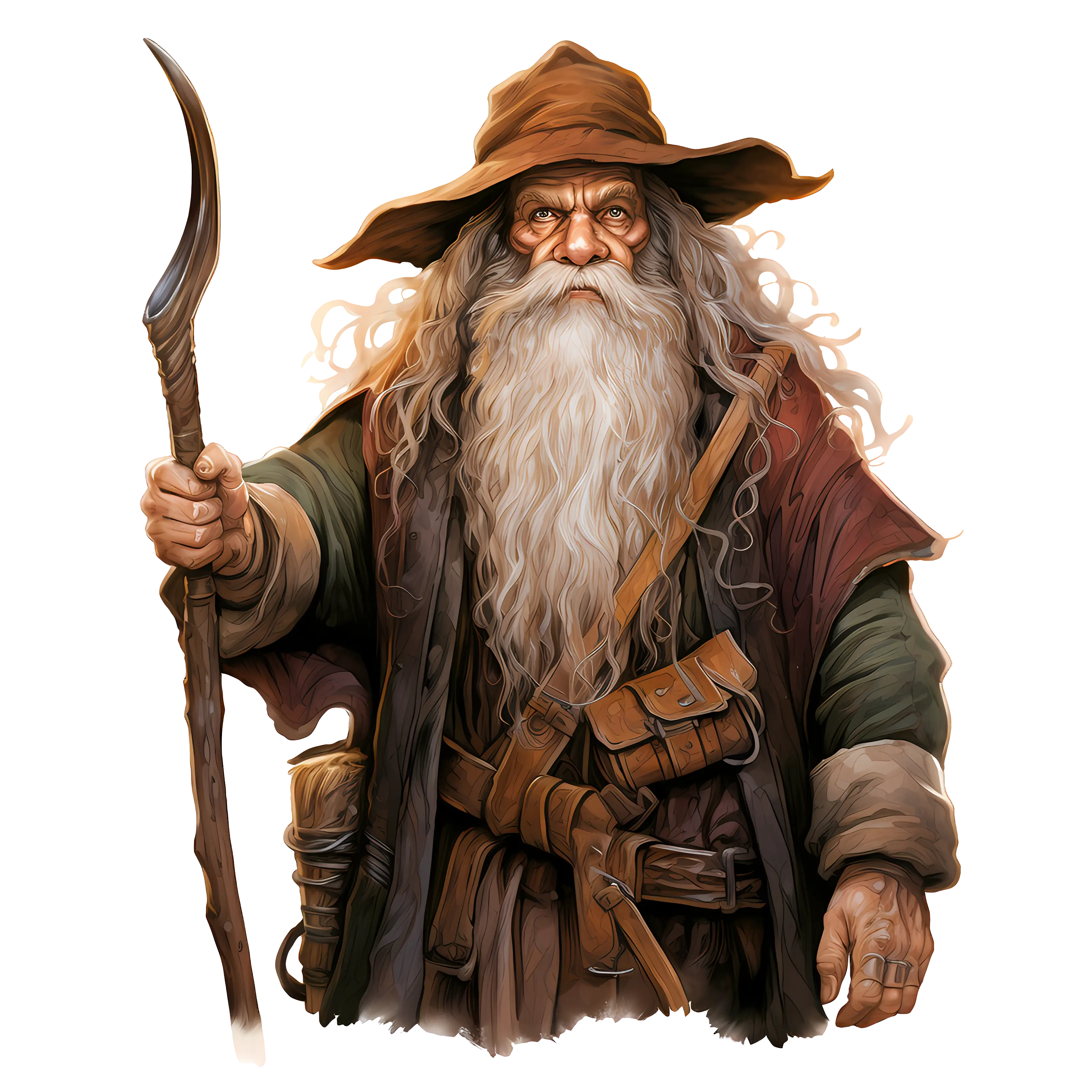 Old Wizard with Staff