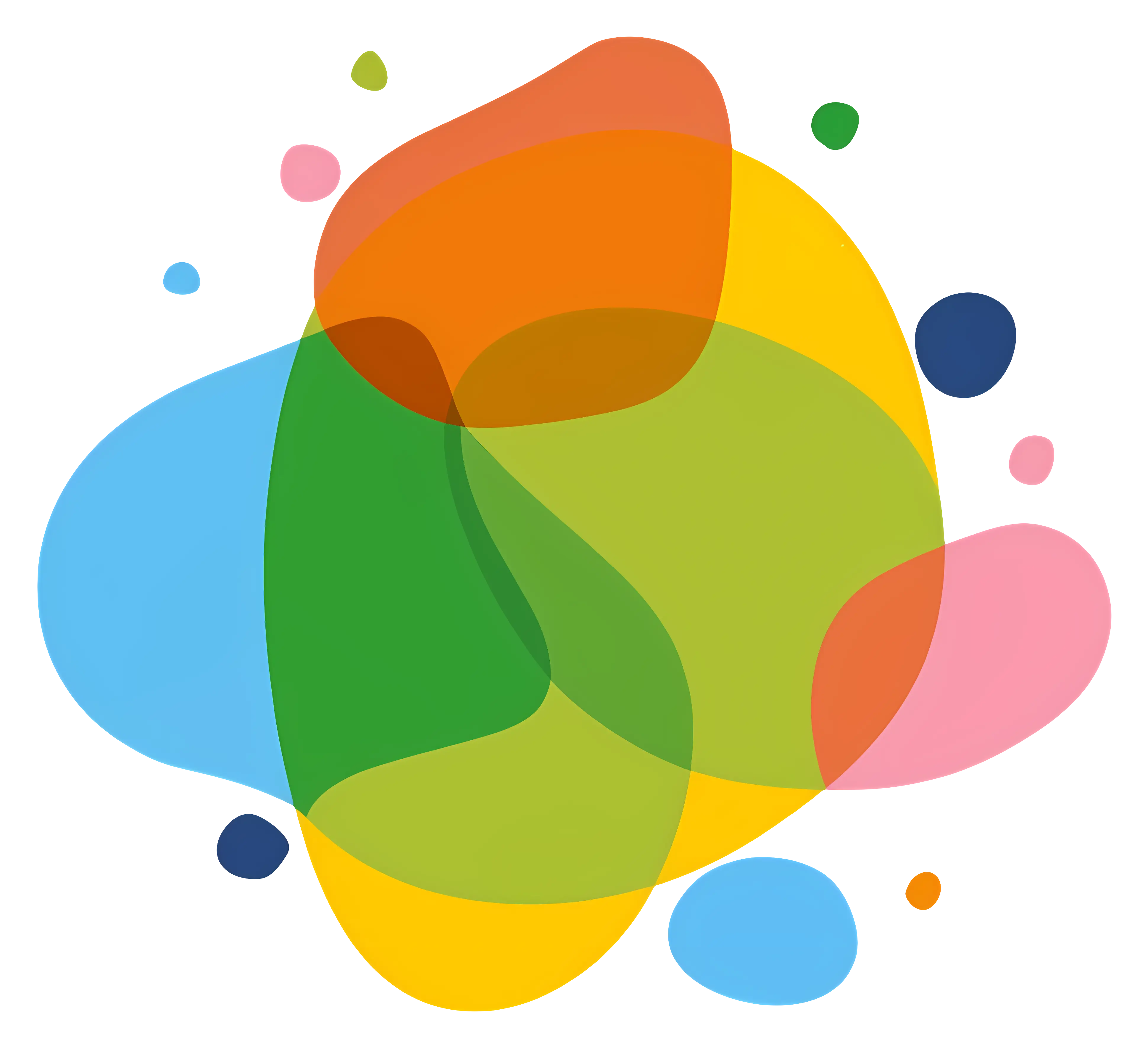 Colorful Abstract Shapes in Modern Design