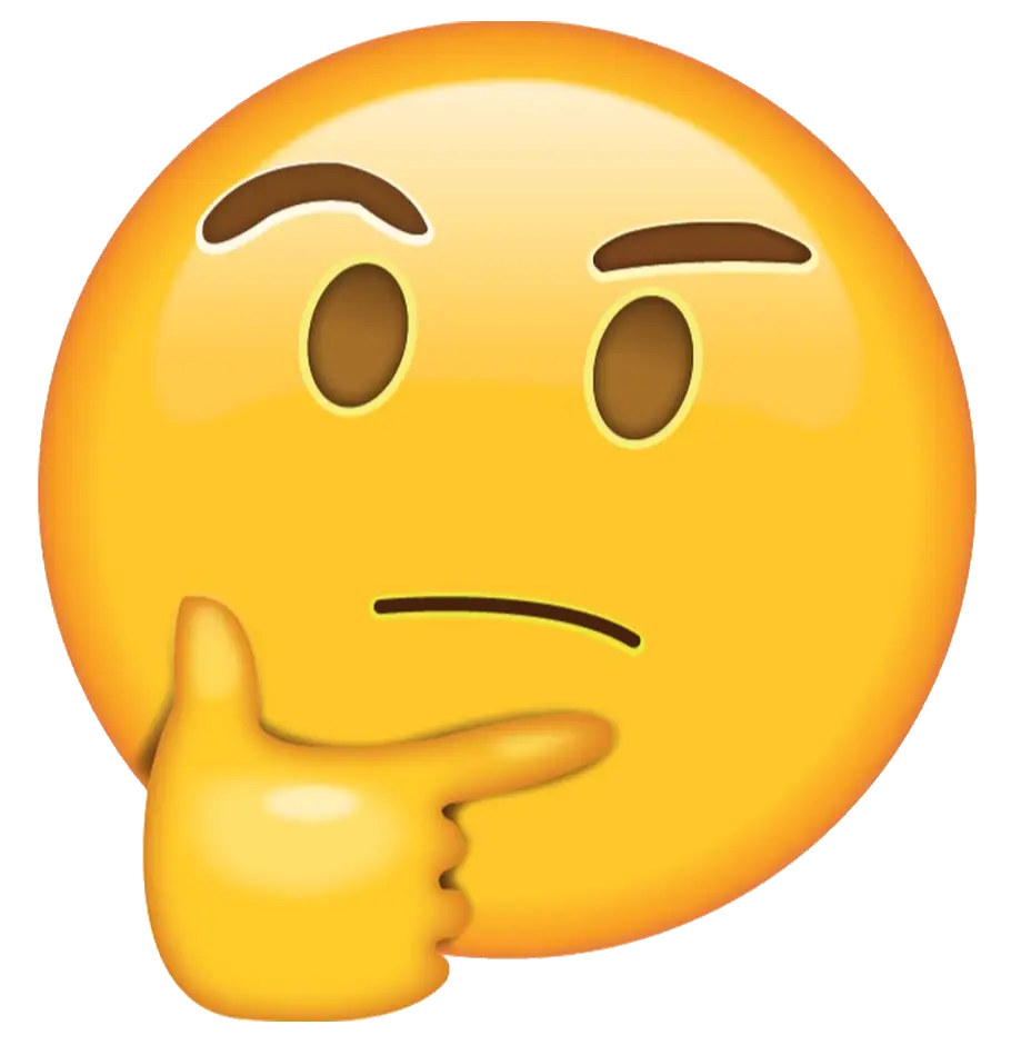 Expressive Thinking Face Emoji Icon