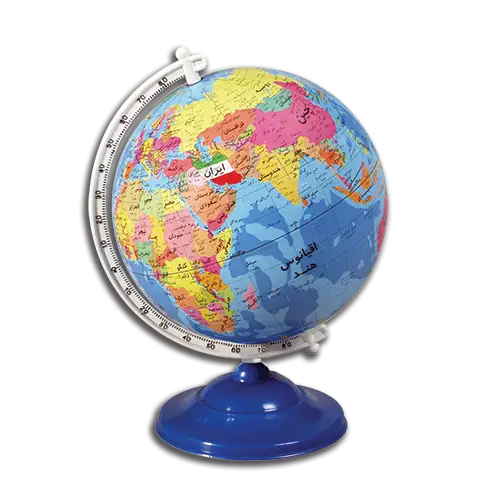 Colorful World Globe for Education