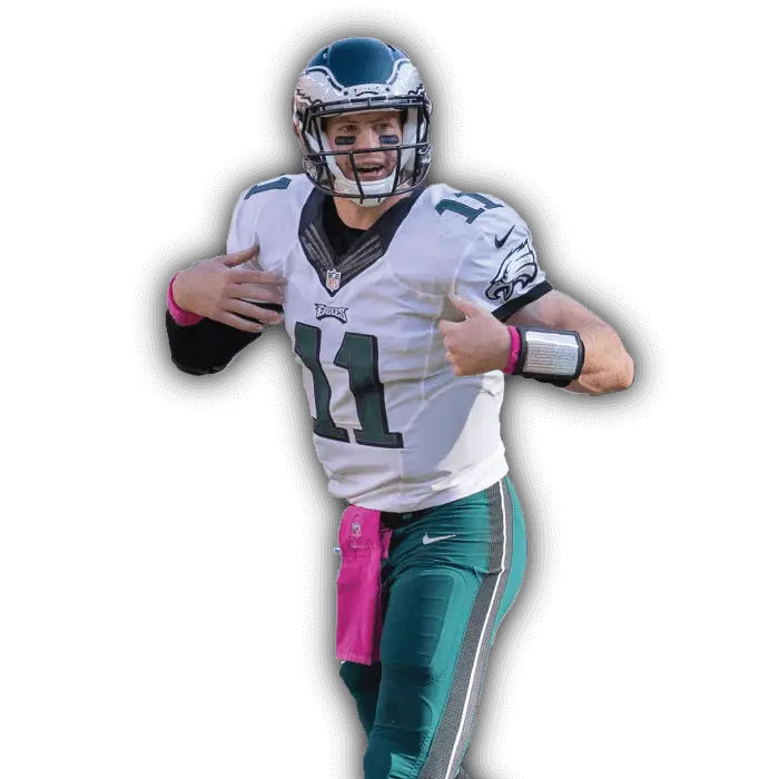 Football Player in Uniform