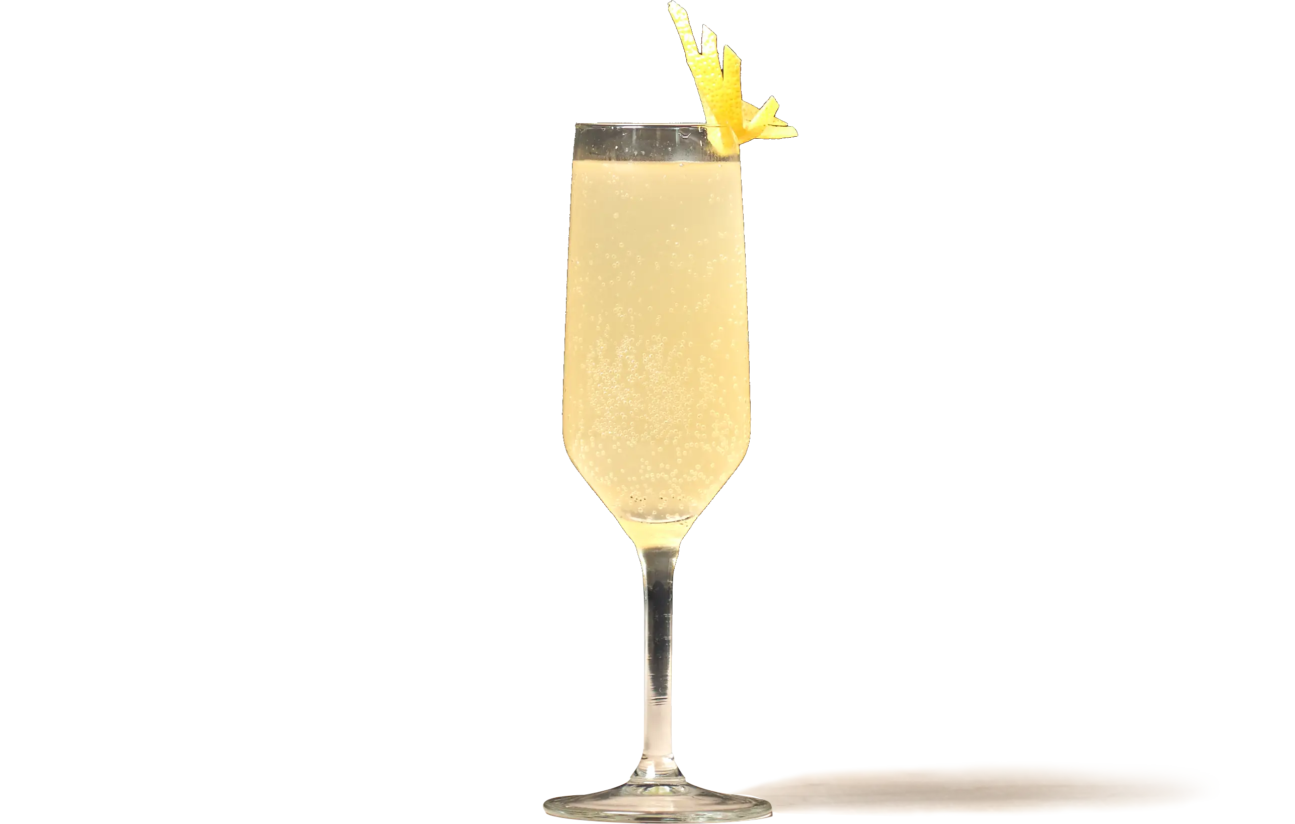 Champagne Glass with Elegant Beverage