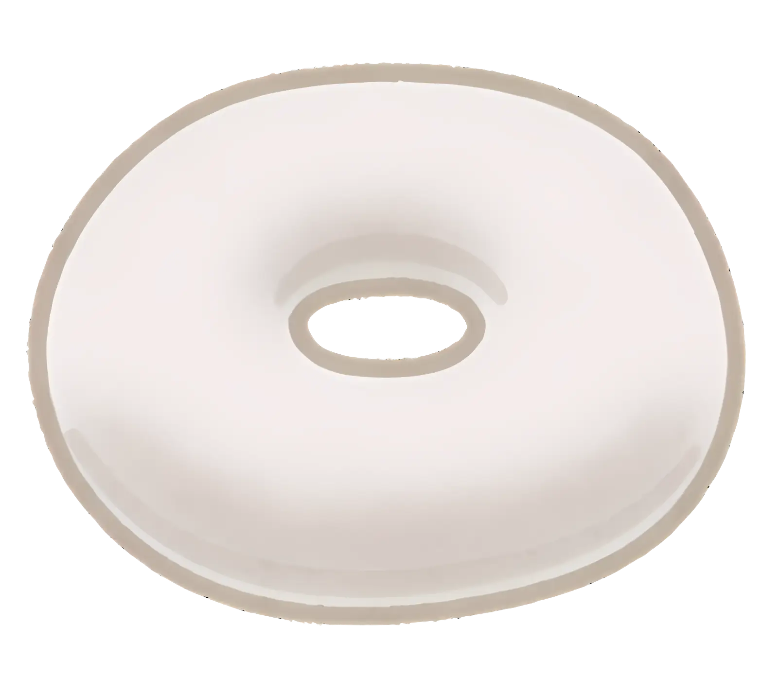 Plain Donut Illustration