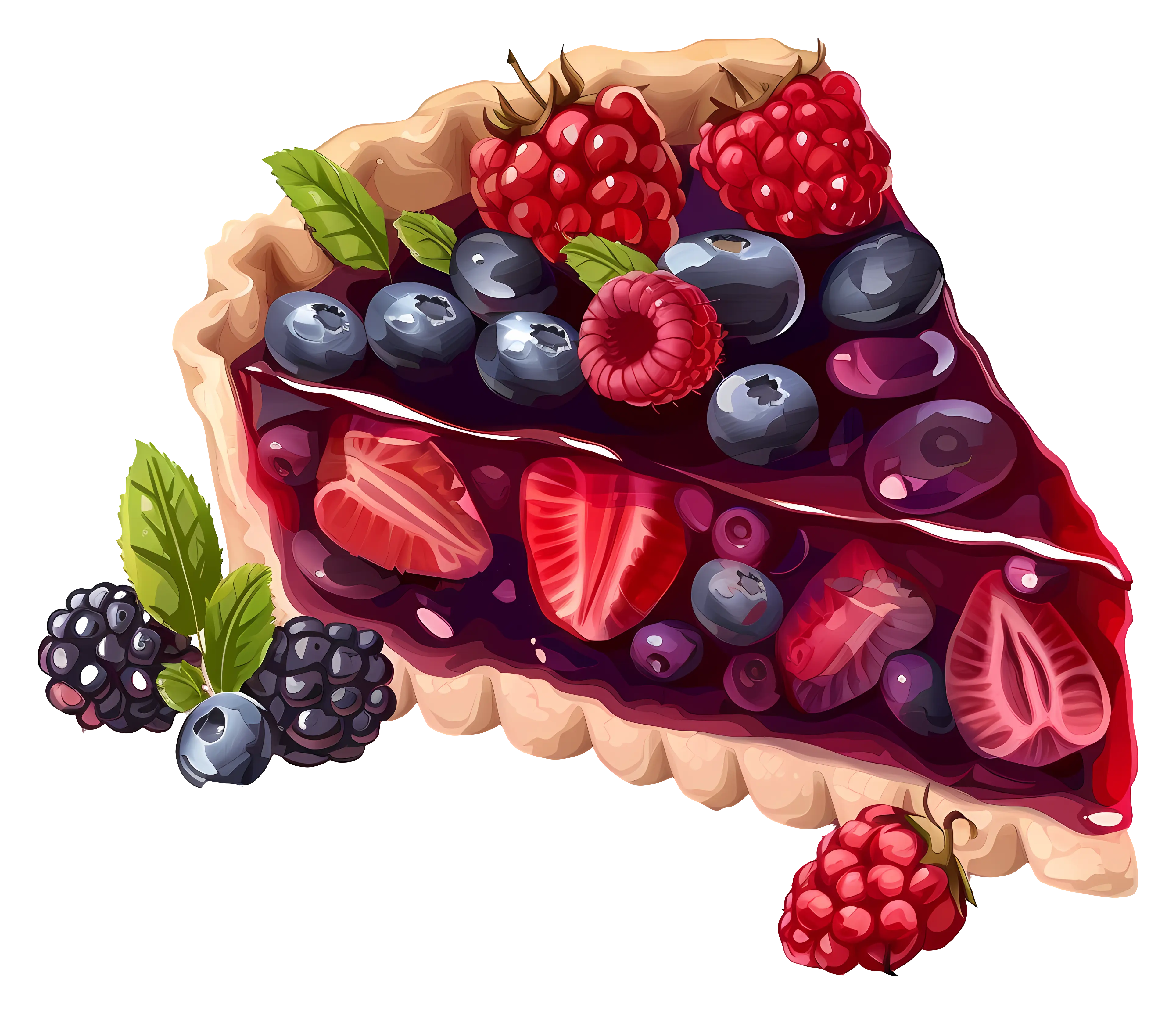 Berry Pie Slice