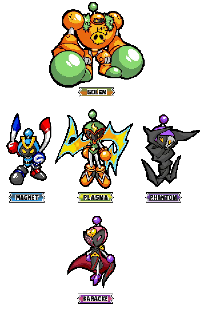 Futuristic Robot Characters