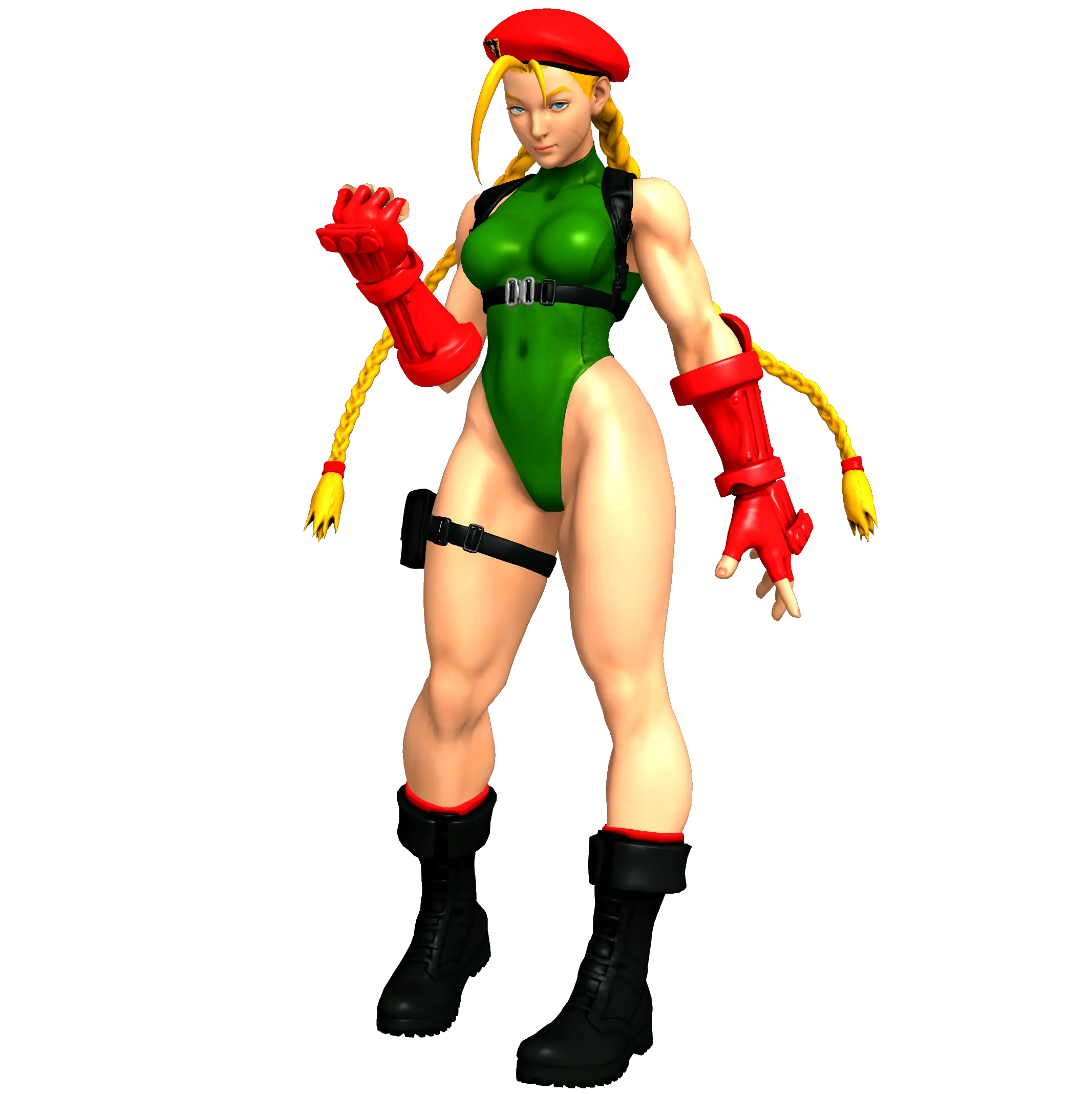 Game Character in a Green Suit