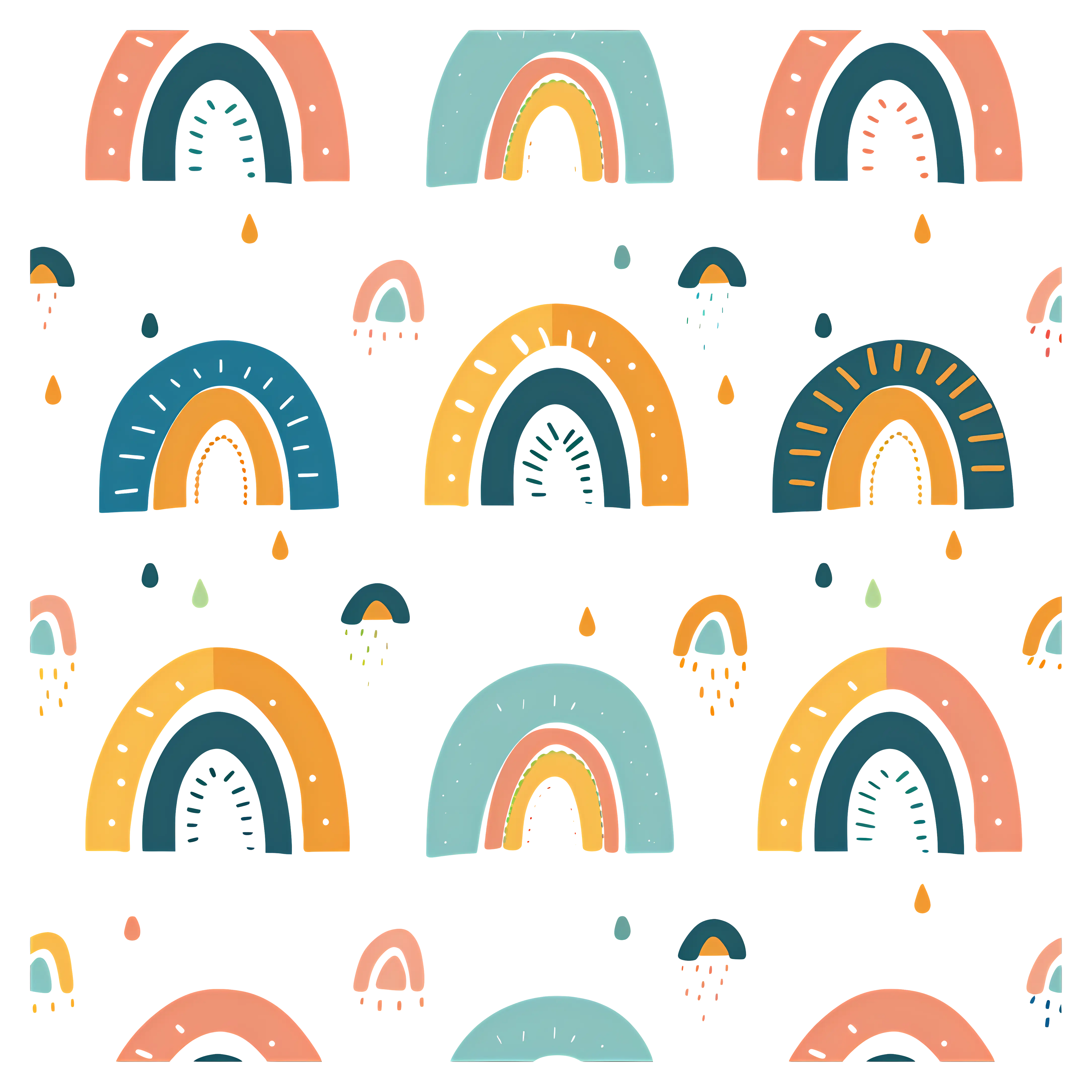 Colorful Rainbow Pattern