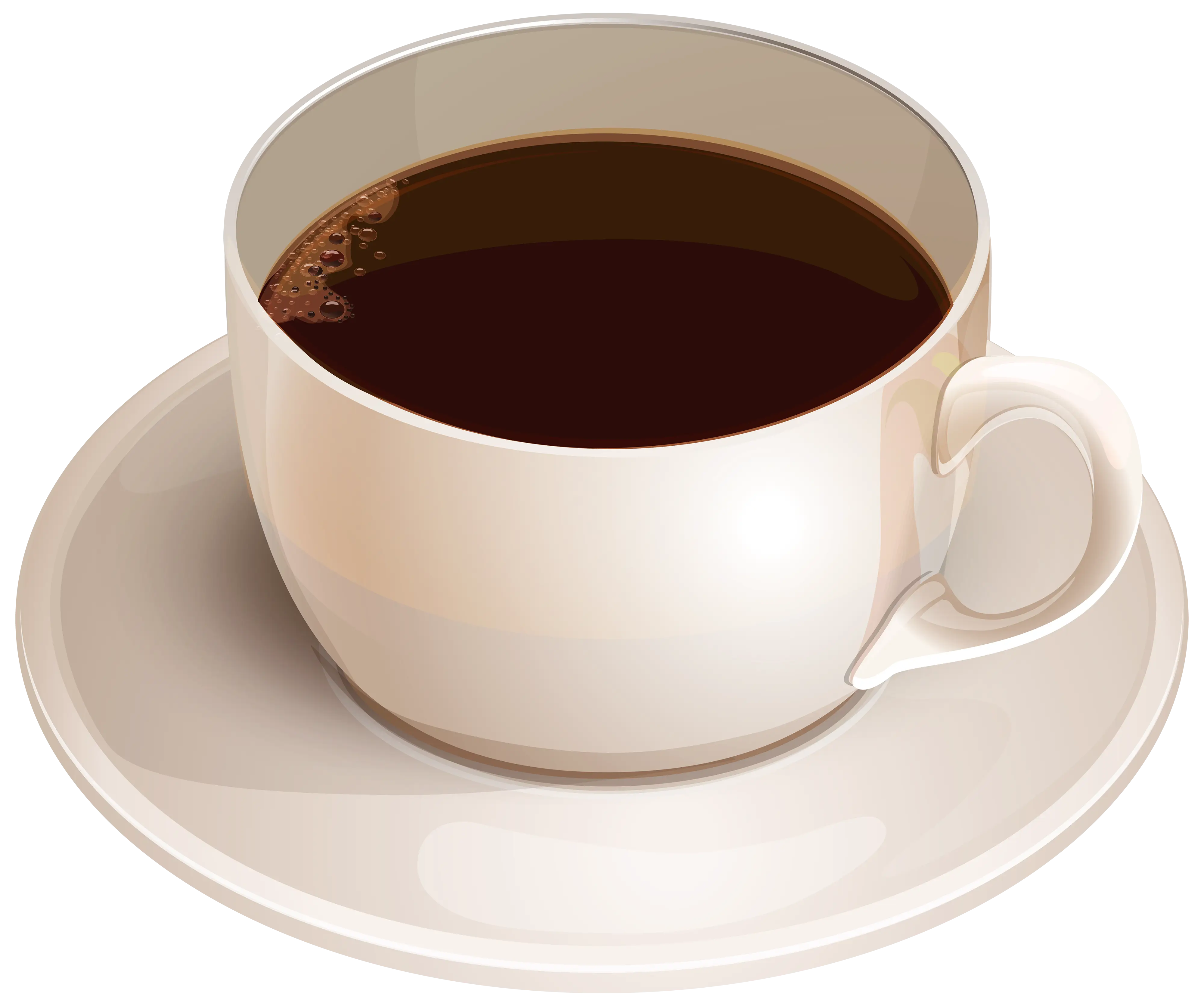 Cup of Coffee on Saucer