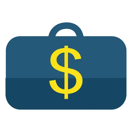 Dollar Money Bag Icon for Finance Theme