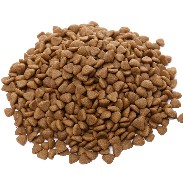 Pile of Brown Pet Food Kibble