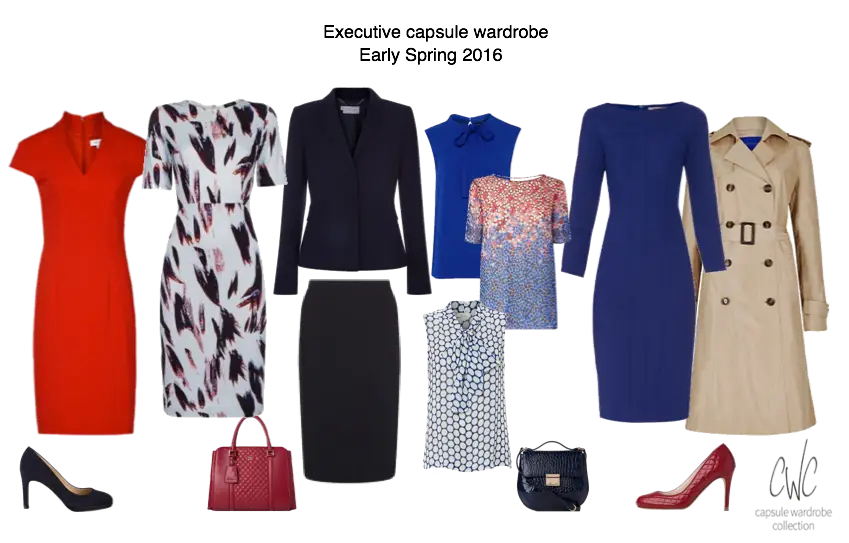 Executive Capsule Wardrobe for Early Spring
