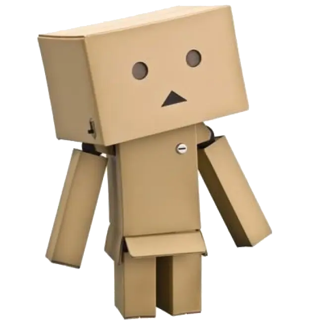 Cardboard Robot Illustration