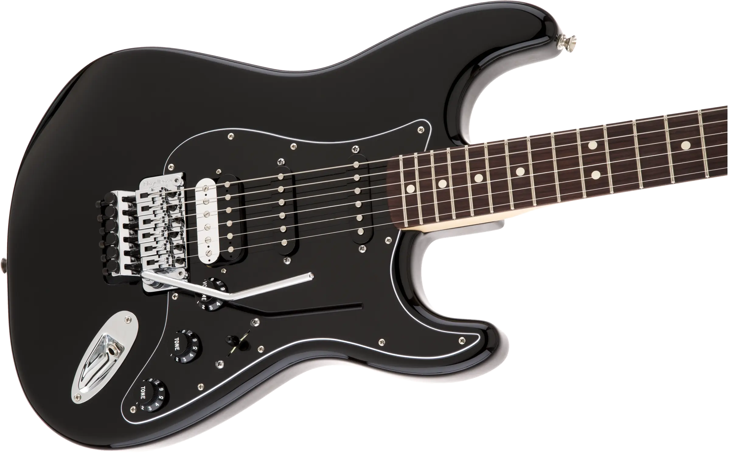 Stylish Black Electric Guitar