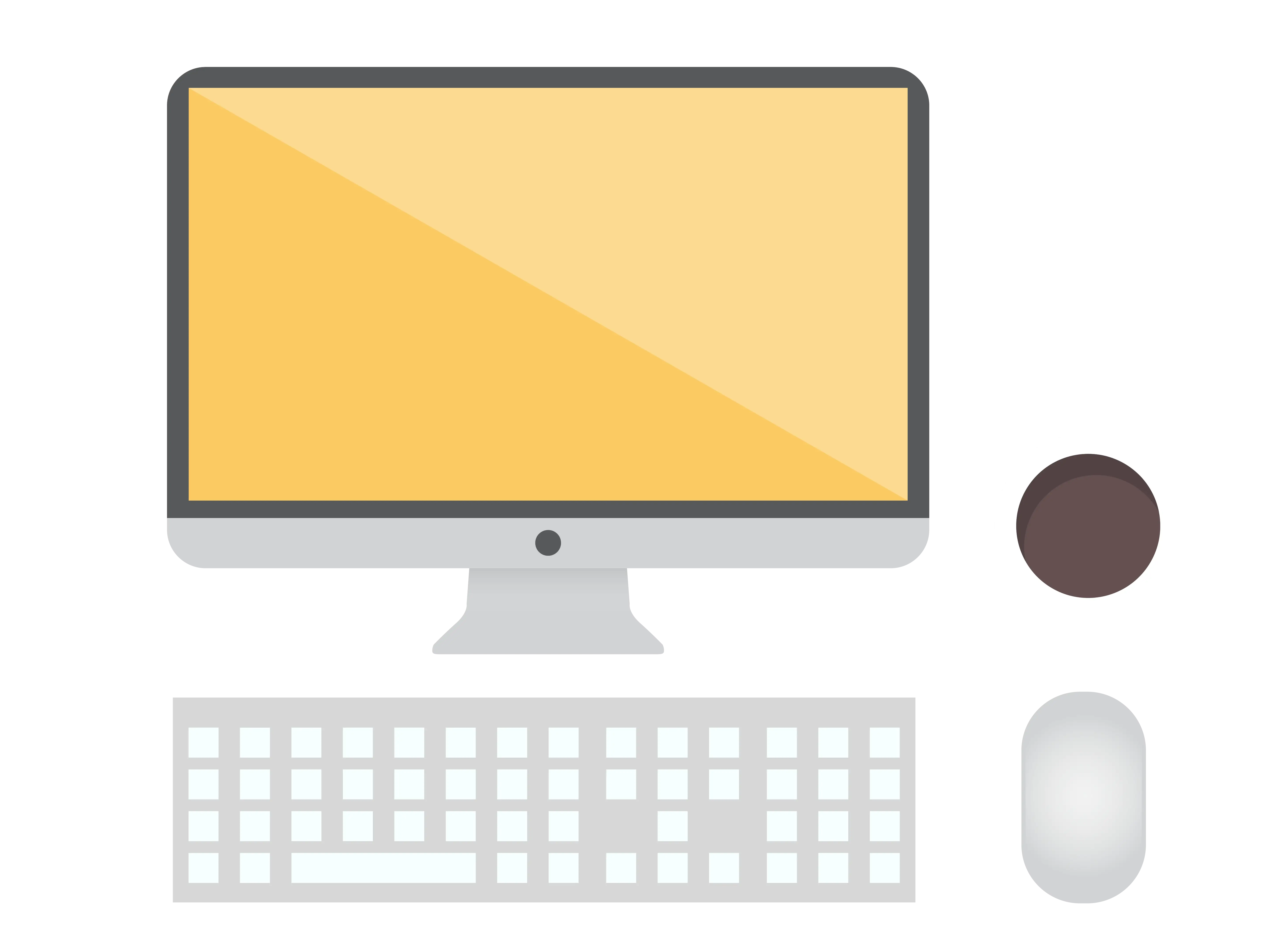 Modern Desktop Computer Setup