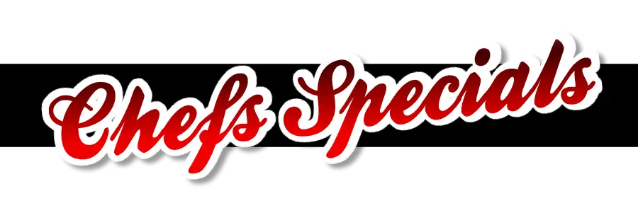 Chef&#039;s Specials Sign