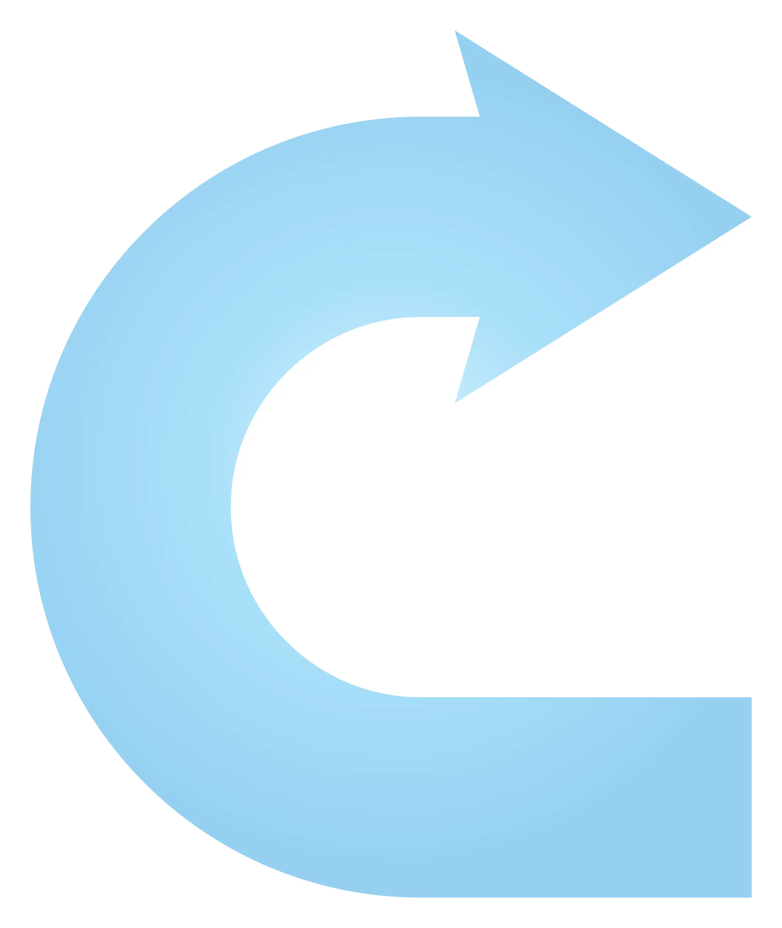 Blue Rightward Arrow Symbol