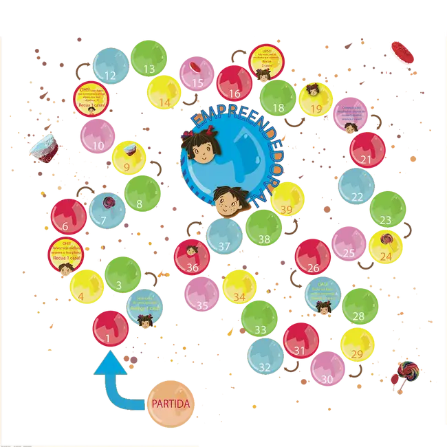 Colorful Children&#039;s Board Game