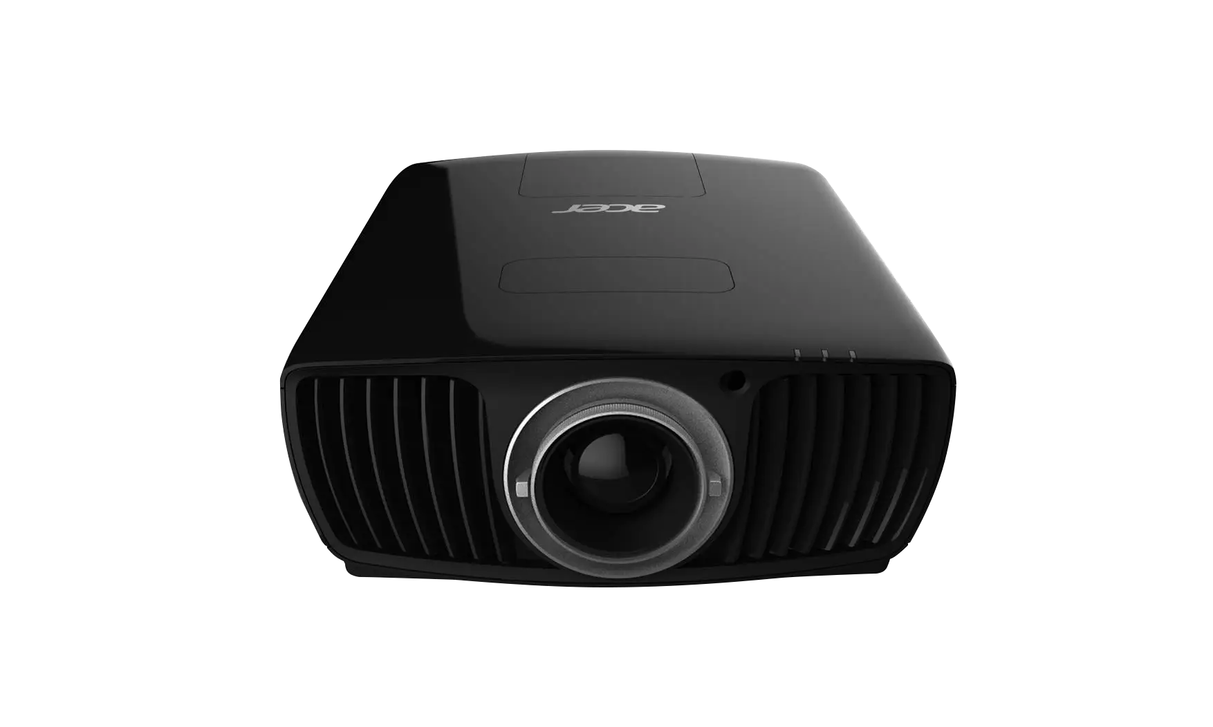 Sleek Black Projector for Presentations