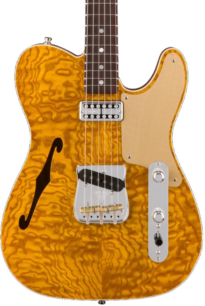 Yellow Acoustic-Electric Guitar