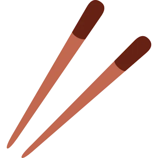 Brown Wooden Chopsticks for Dining