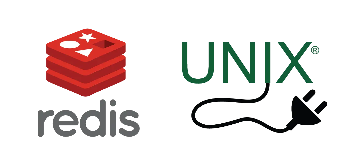 Redis and Unix Logos