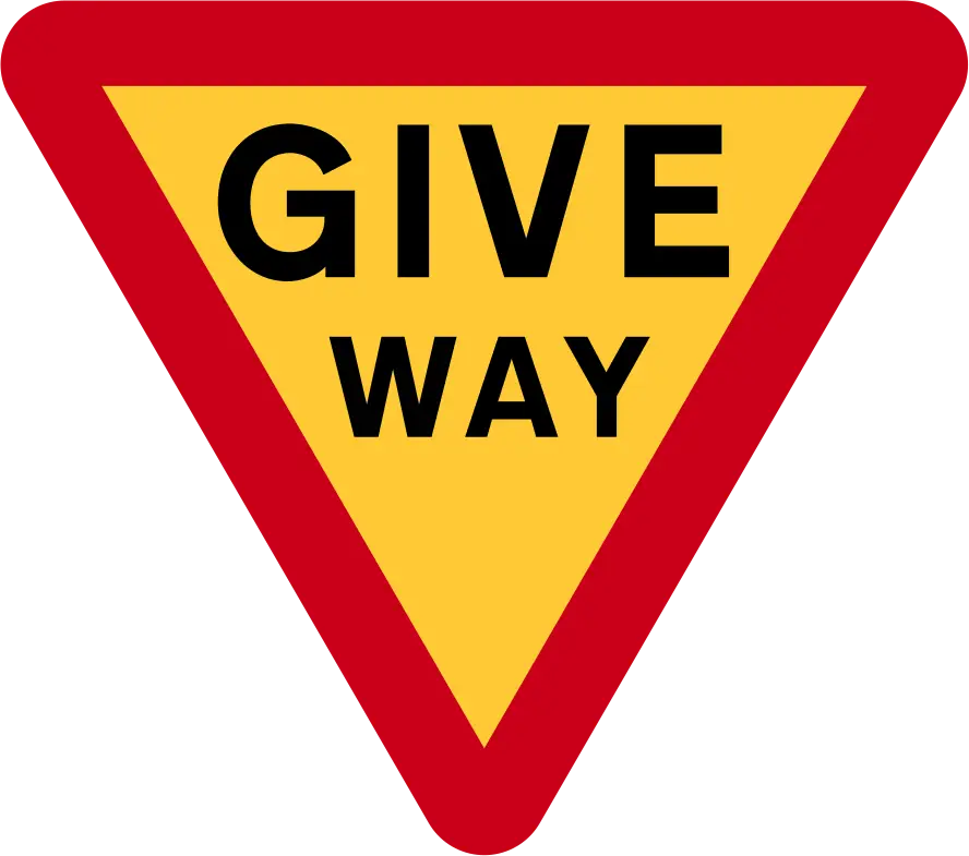 Traffic Give Way Sign